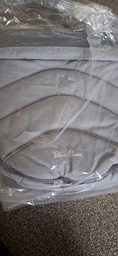 Silver cross footmuff - silver,