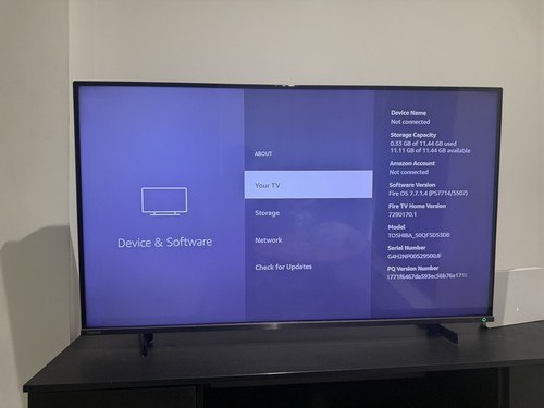 Toshiba fire 50qf5d53db - toshiba, 50"