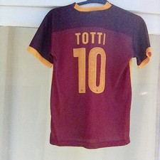 Roma Francesco Totti 10 Football Shirt Jersey Memrobillia Vintage