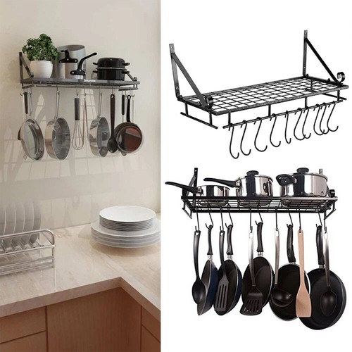Wall mounted pot pan - wall,