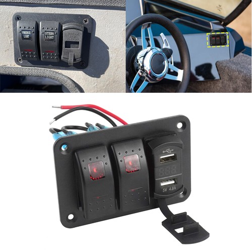 Gang toggle switch panel - 2,