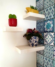 Corner Floating Shelf Wooden