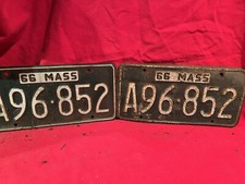 1966 Pair Massachusetts