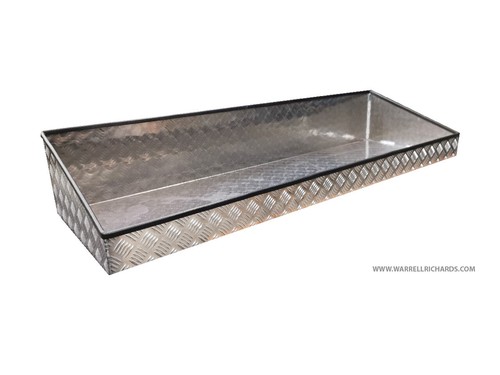 Aluminium chequer tray side - aluminium,