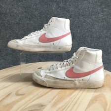 Nike Sneaker Womens 8 White Blazer Mid 77 Sunset Pulse Laced Up Casual CZ105114