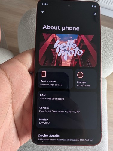 Motorola edge neo red - 50,