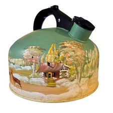 Vintage Handpainted Metal
