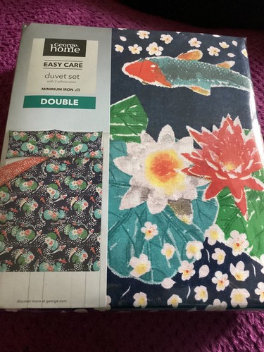 Koi duvet cover set double - cover,