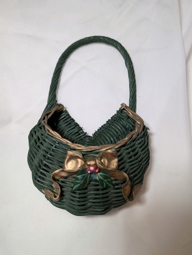 Small wicker hanging christmas - wicker,