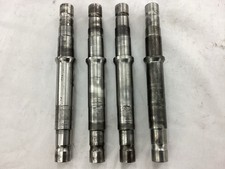 One BSA  Front Wheel Spindle, Used, A7/A10 Full Width Hub