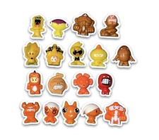 Go Go Crazy Bones Bundle Figures Toys Orange Brown Yellow Collection Rare Wanted