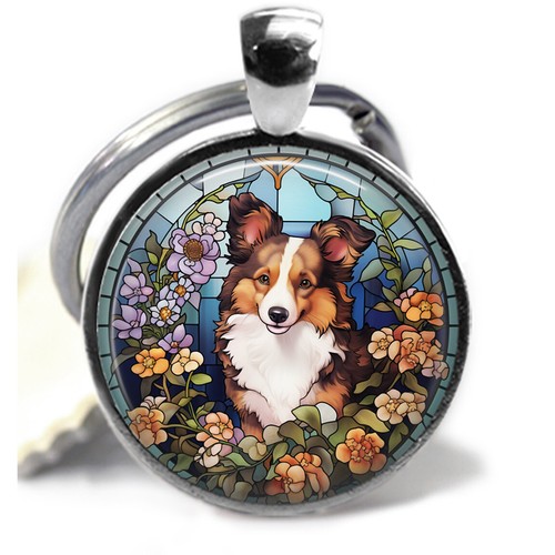 Sheltie puppy dog - sheltie, gift