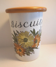 Vintage Fieldings Crown Devon Biscuit Storage Jar