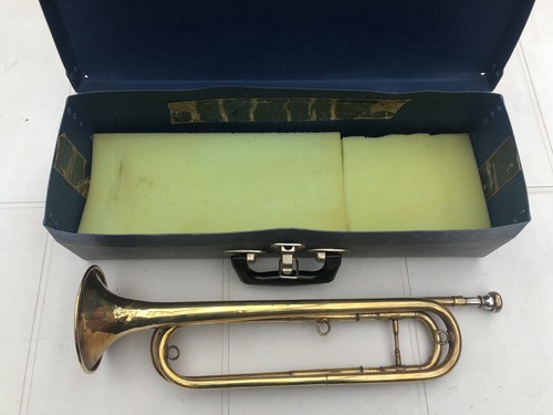 Vintage trumpet with case - vintage,