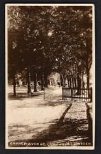 Ibstock near Coalville. Church Avenue ( from Road ).