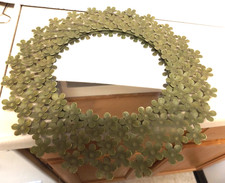 Metal Daisy Accent Mirror
