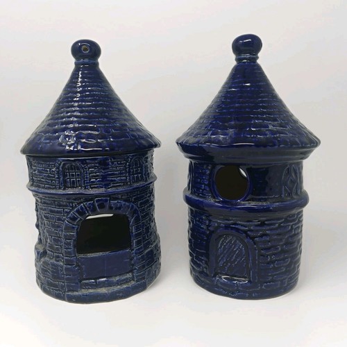 Vintage blue glazed pottery - vintage,