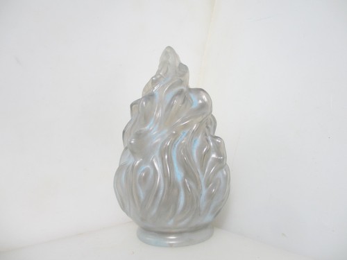 Vintage glass flame - glass, lamp