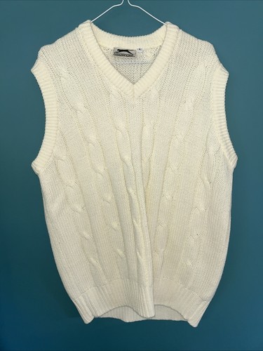 Vintage slazenger white cream - vintage, white/cream
