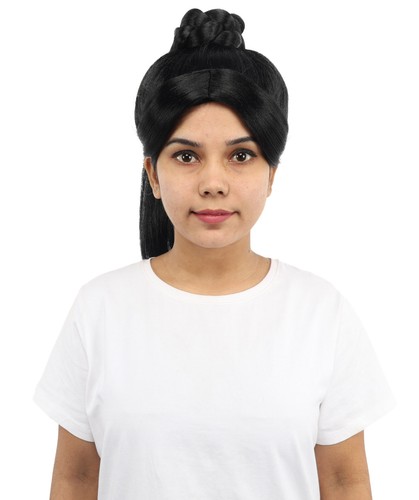 Adult women warrior bun - bun, wig