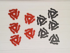 25x Red 45 RPM Record Spiders