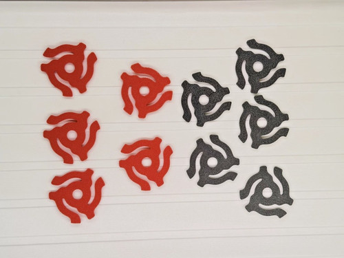 25x red rpm record spiders - 45,