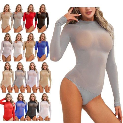 Womens silky glossy - uk, sheer