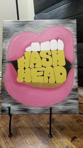 Large canvas lip wall art - large,