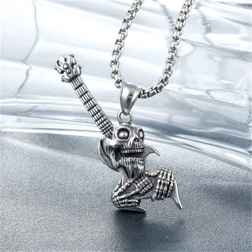 Stainless steel skull - stainless, skeleton