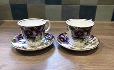 Pair Of Vintage Teacup And