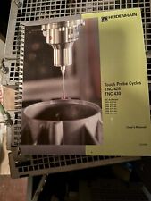 Heidenhain TNC 426 Or 430 Touch Probe Cycles, Manual.
