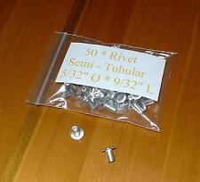 Rivets 5/32" Ø Semi Tubular
