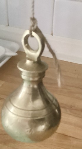 Vintage brass plumb bob - plumb,