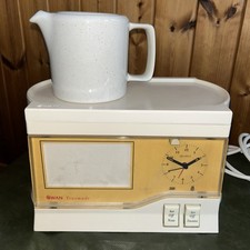 Vintage Retro Swan Compact Teasmade & Alarm Clock Teas Maker.