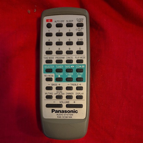 Genuine panasonic hifi remote - genuine,