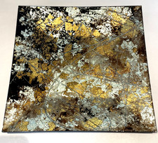 Gold/Silver/Black Square Sparkly Decorative Charger Plate