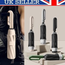 30 Bones Windproof Strong 105CM Reinforced Automatic Folding Umbrella UK