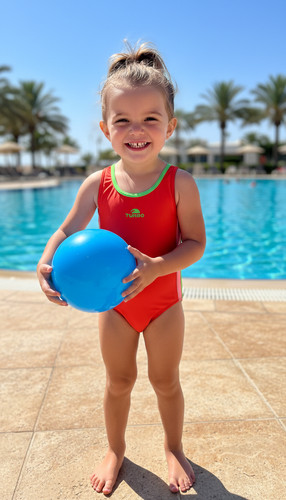 Turbo girls swimsuit size - turbo, 2