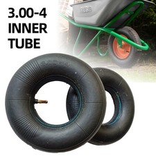 2 Pack 3.00-4 Inner Tire Tubes with Bent Valve for Lawn Mowers Hand Trucks