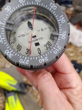 Sunto Dive Compass With Wrist Mount and Lanyard