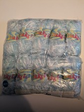 500G SIRDAR FUNKY FUR – 543 EGGSHELL BLUE mix – WOOL YARN 4mm DK – EYELASH