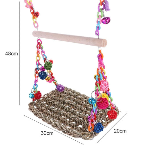 Large parrot swing toy - swing,