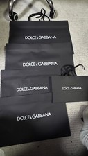 Bundle Of Dolce & Gabbana Gift Bags Classic Black  Brand NEW Authentic D&G