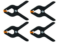 4 Heavy Duty Clamp Set Craft DIY Woodworking Micro Grip Clips Spring Clamps Clip