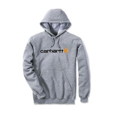 CARHARTT Hoodie. Grey. White