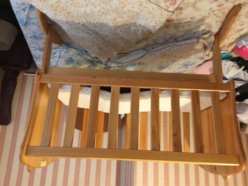 Pine baby cot - baby,