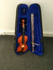 Wooden Violin With Case