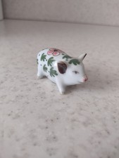 Miniature Pig Ornament Ceramic