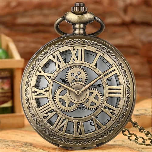 Vintage quartz silver pocket - quartz,