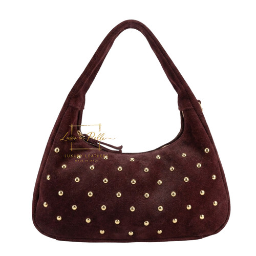 Italian genuine suede shoulder - italian,